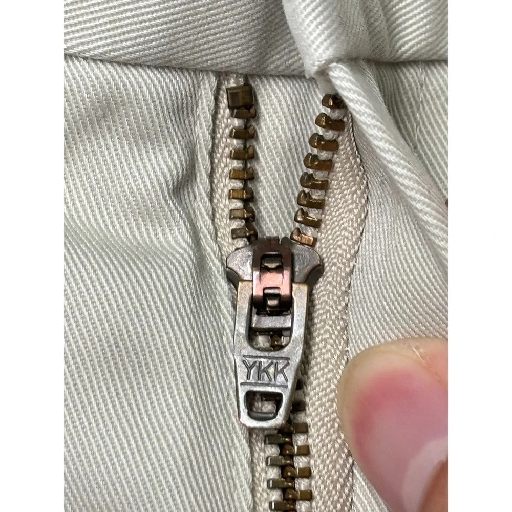 Brooks Brothers Advantage Chino Clark Pants Mens 40x32 Stone Beige Cotton